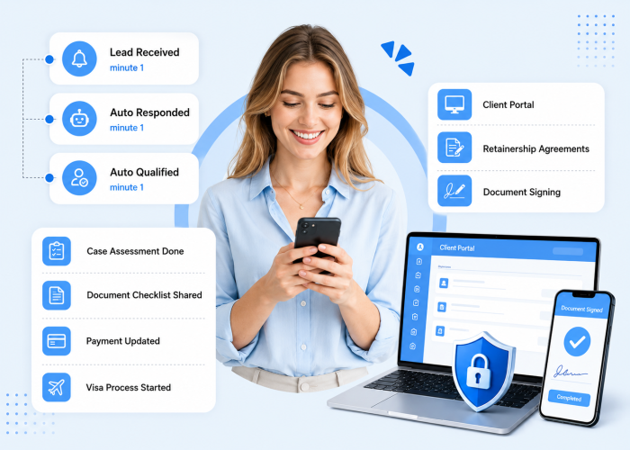 Maple CRM dashboard preview
