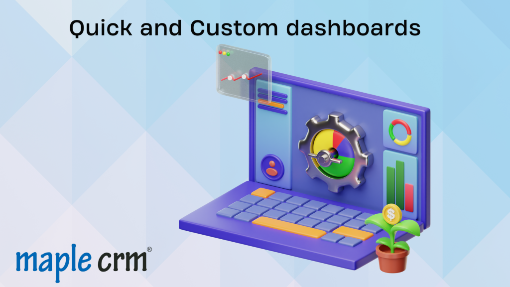 Sales dashboard with Maple CRM